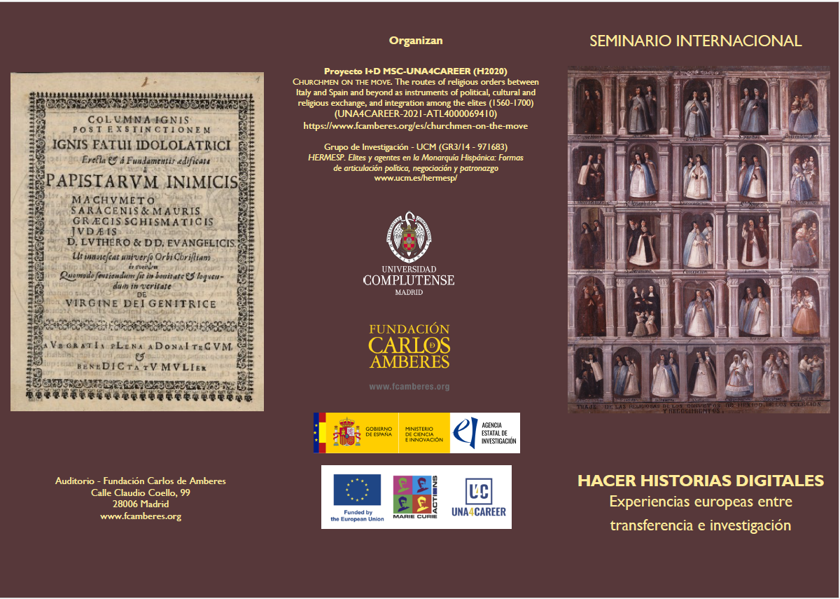 Seminario Internacional "Hacer historias digitales. Experiencias europeas entre transferencia e investigación" (28.04.2025)